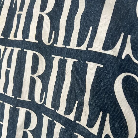 90’s Vintage Conspiracy by WESC Blue Jean Trucker Jacket Mens Size L - Picture 2 of 11